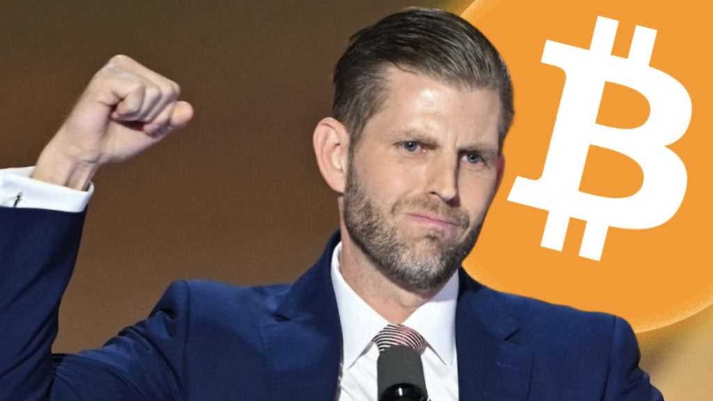 Eric Trump Confident Bitcoin Price Will Hit  Million